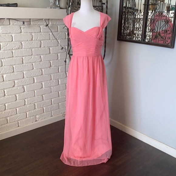 Saison Blanche | Dresses | Saison Blanche Bridesmaids Dress Wedding Chiffon  New Light Pink | Poshmark